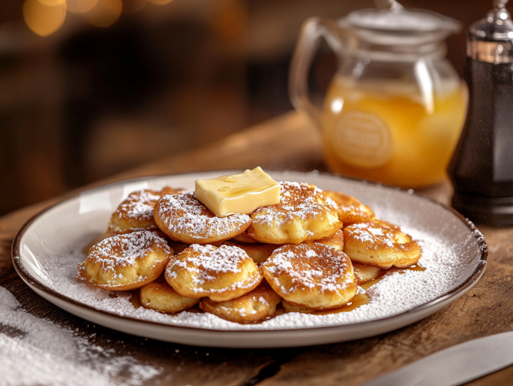 How to flip poffertjes?